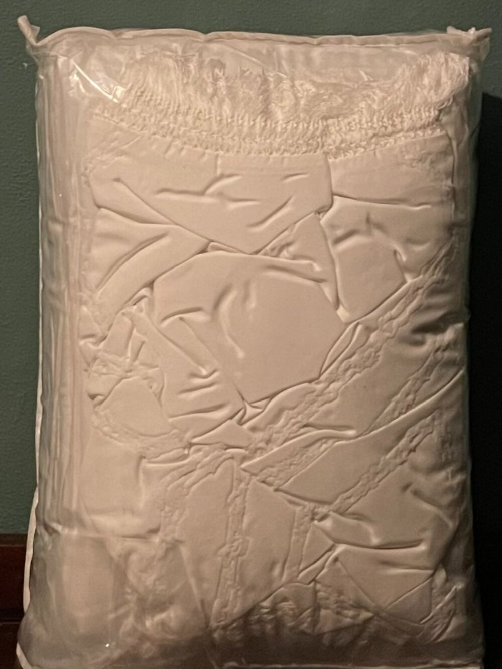 NWT Twin ComforterSet Boho White Geometric Farmhouse Vintage-Look Tufted Tassel - Picture 8 of 16